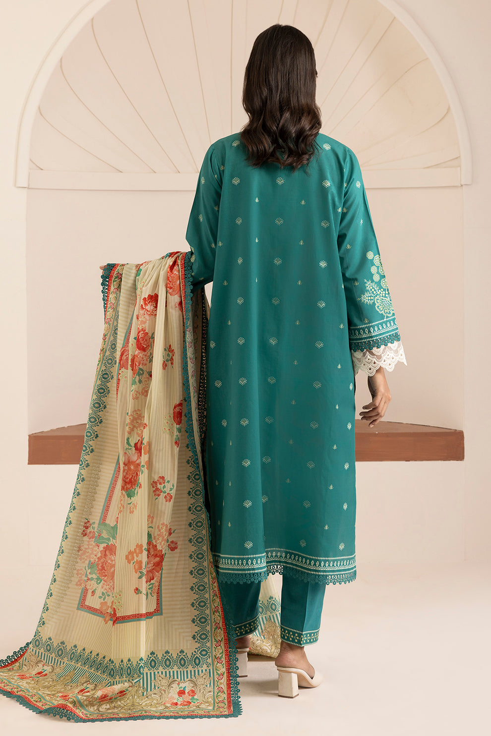 Sea green Unstitched for Women