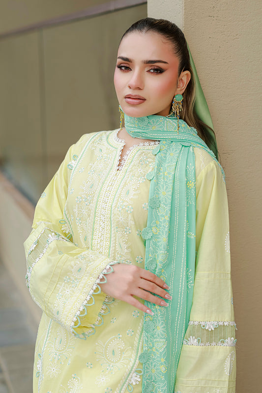 Embroidered Shirt Shalwar Dupatta - 4046