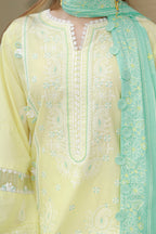 Embroidered Shirt Shalwar Dupatta - 4046