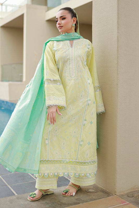 Embroidered Shirt Shalwar Dupatta - 4046