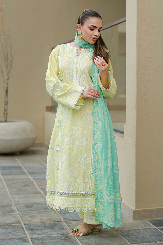 Embroidered Shirt Shalwar Dupatta - 4046