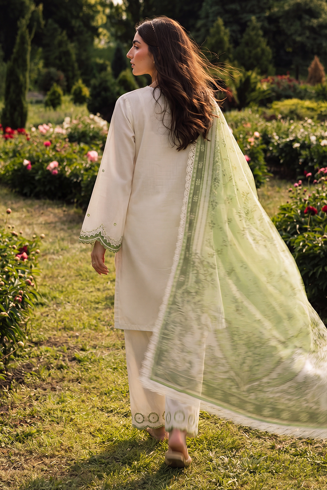 Embroidered Shirt Shalwar Dupatta - 4049