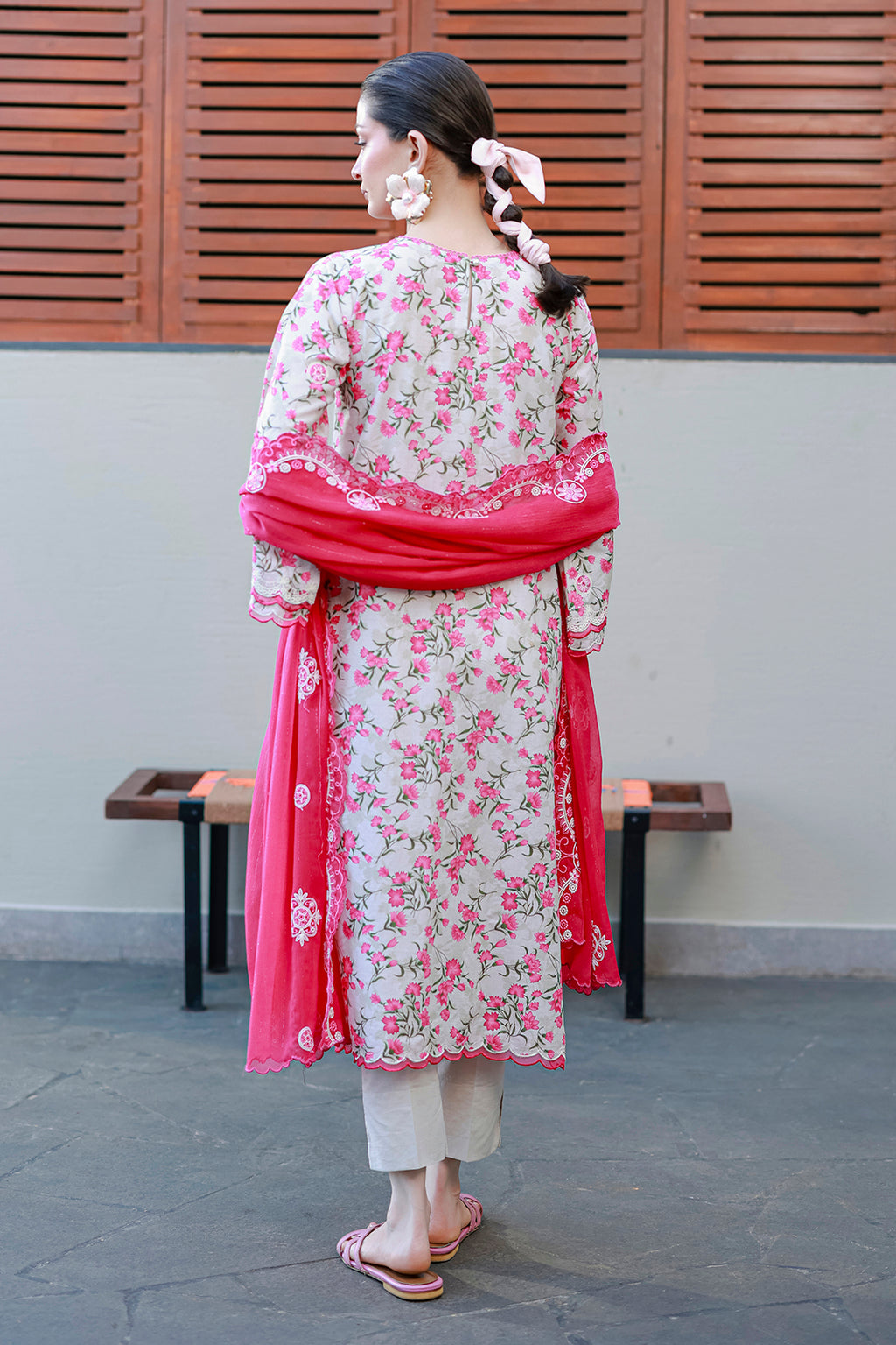 Embroidered Shirt Shalwar Dupatta - 4051