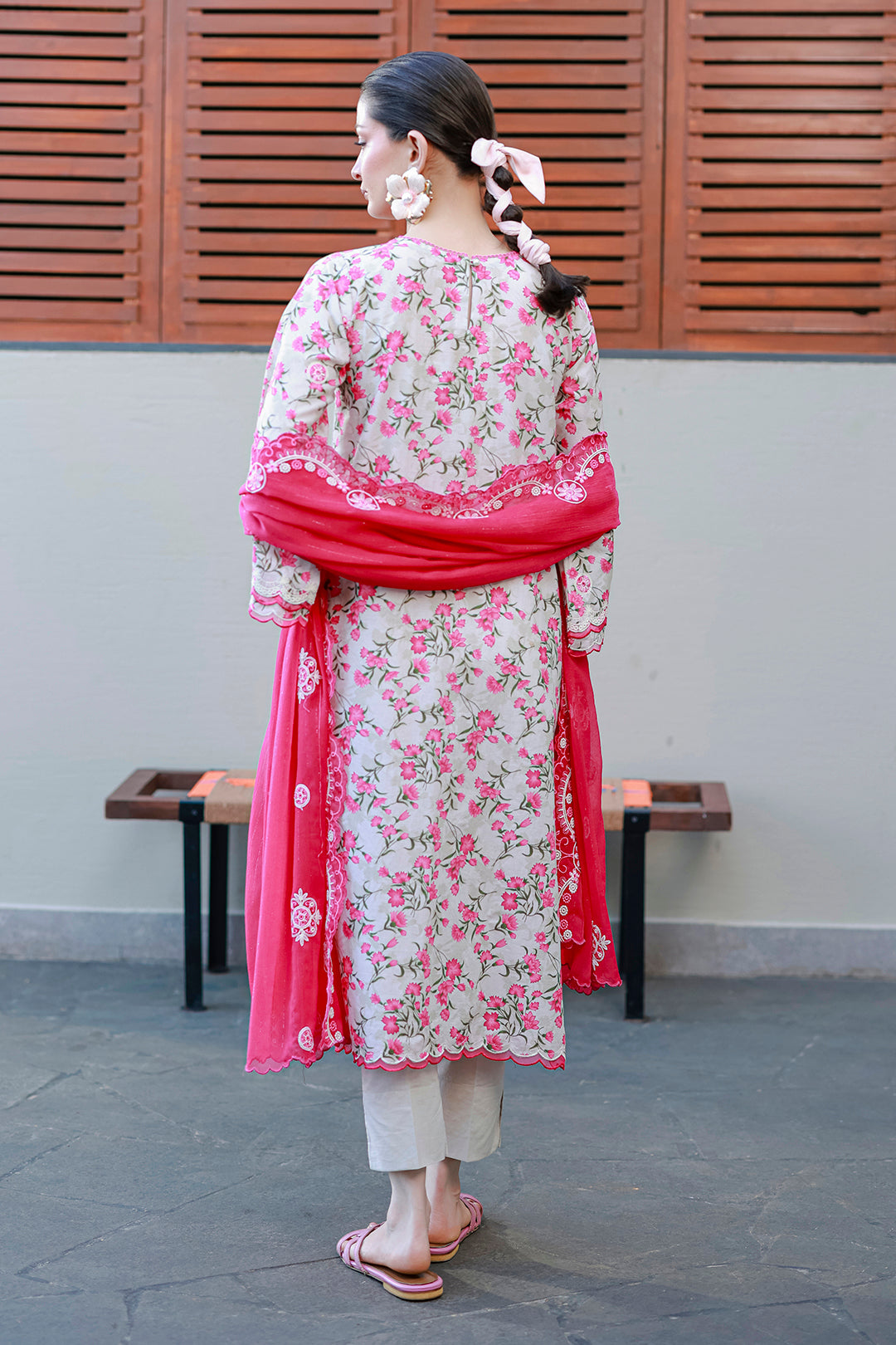 Embroidered Shirt Shalwar Dupatta - 4051