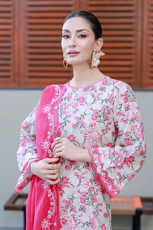 Embroidered Shirt Shalwar Dupatta - 4051