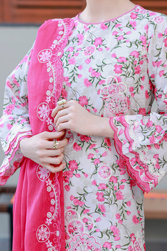 Embroidered Shirt Shalwar Dupatta - 4051