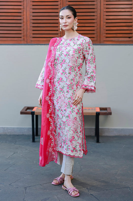 Embroidered Shirt Shalwar Dupatta - 4051