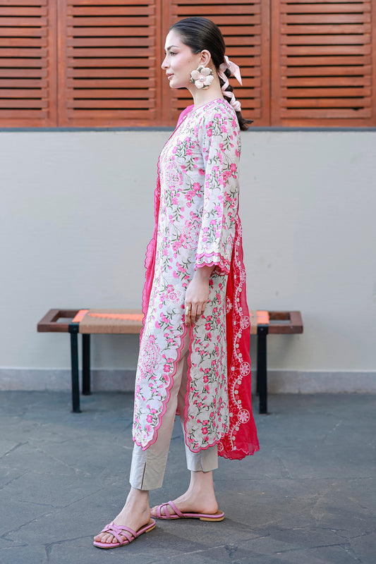 Embroidered Shirt Shalwar Dupatta - 4051