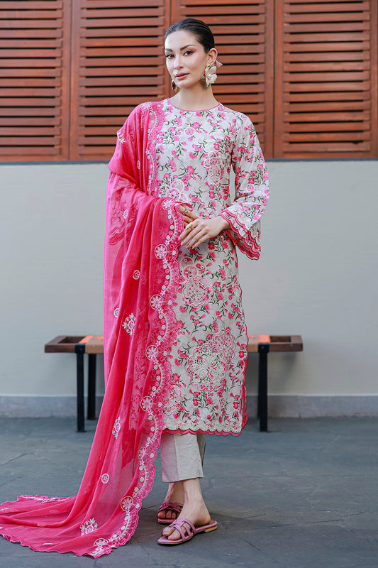 Embroidered Shirt Shalwar Dupatta - 4051