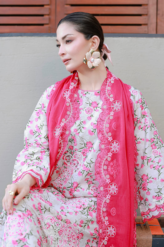 Embroidered Shirt Shalwar Dupatta - 4051