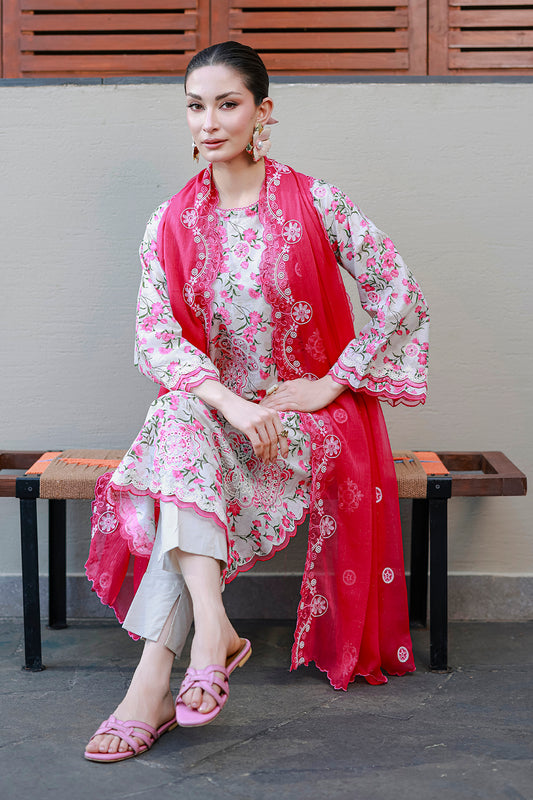 Embroidered Shirt Shalwar Dupatta - 4051