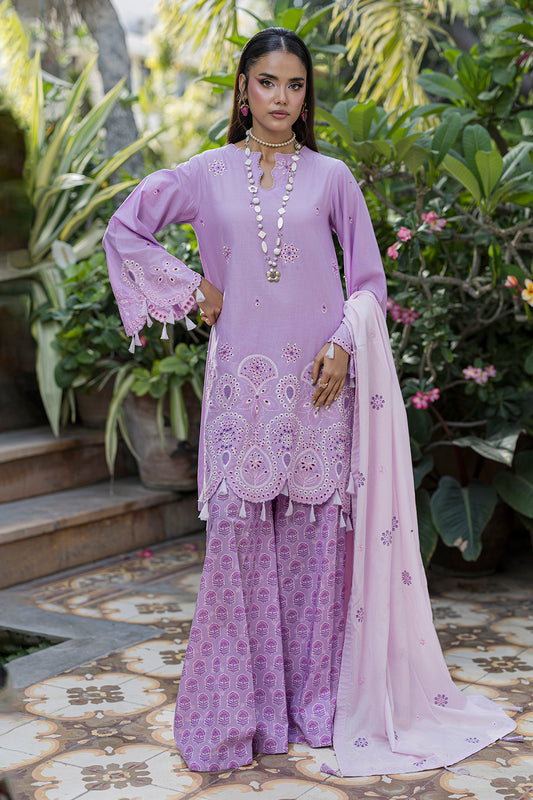 Embroidered Shirt Shalwar Dupatta - 4052