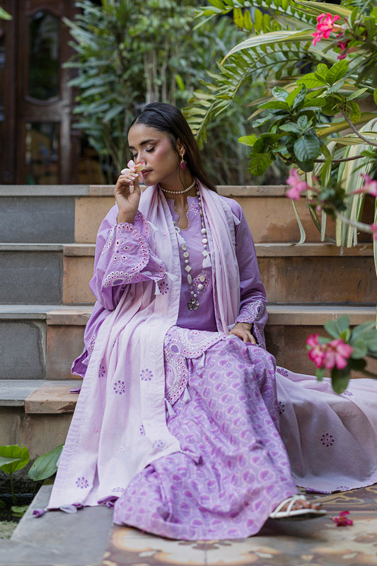 Embroidered Shirt Shalwar Dupatta - 4052