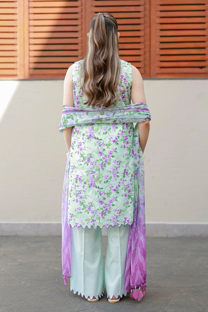 Embroidered Shirt Shalwar Dupatta - 4053