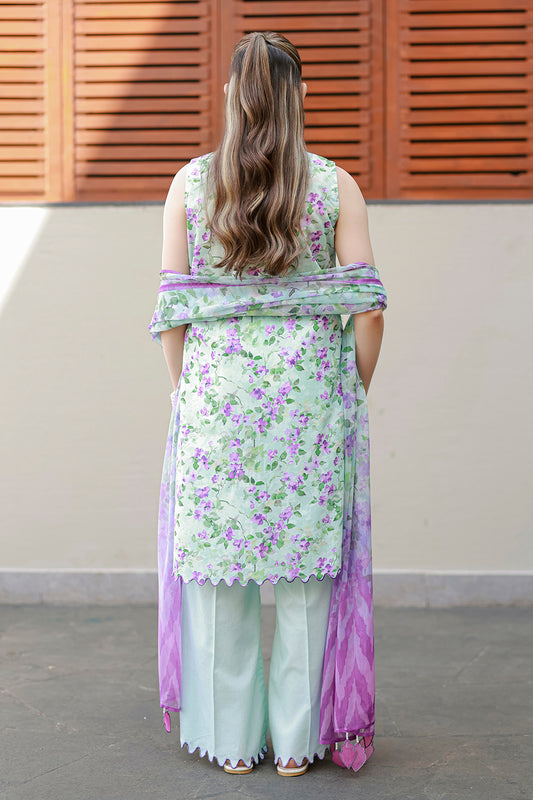 Embroidered Shirt Shalwar Dupatta - 4053