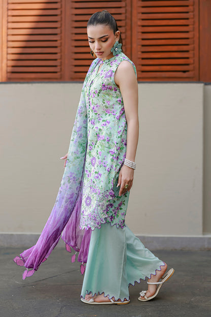 Embroidered Shirt Shalwar Dupatta - 4053