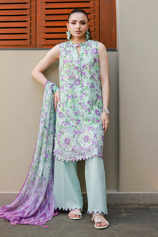 Embroidered Shirt Shalwar Dupatta - 4053