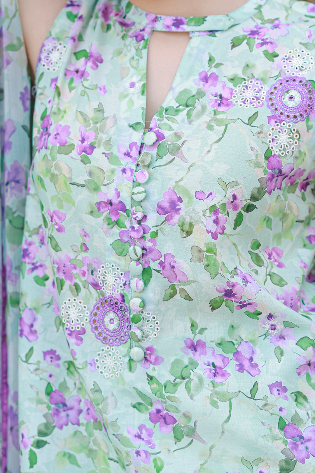 Embroidered Shirt Shalwar Dupatta - 4053