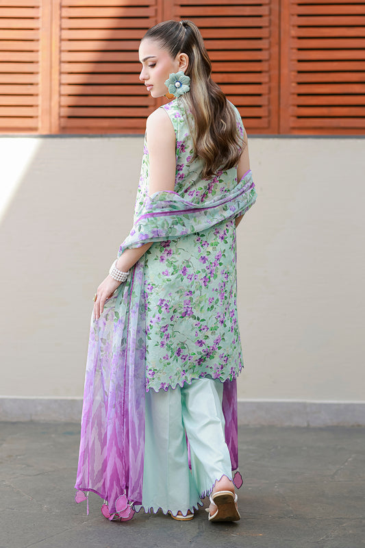 Embroidered Shirt Shalwar Dupatta - 4053