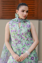 Embroidered Shirt Shalwar Dupatta - 4053
