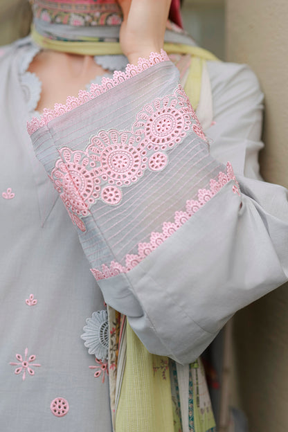 Embroidered Shirt Shalwar Dupatta - 4054