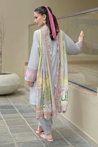 Embroidered Shirt Shalwar Dupatta - 4054