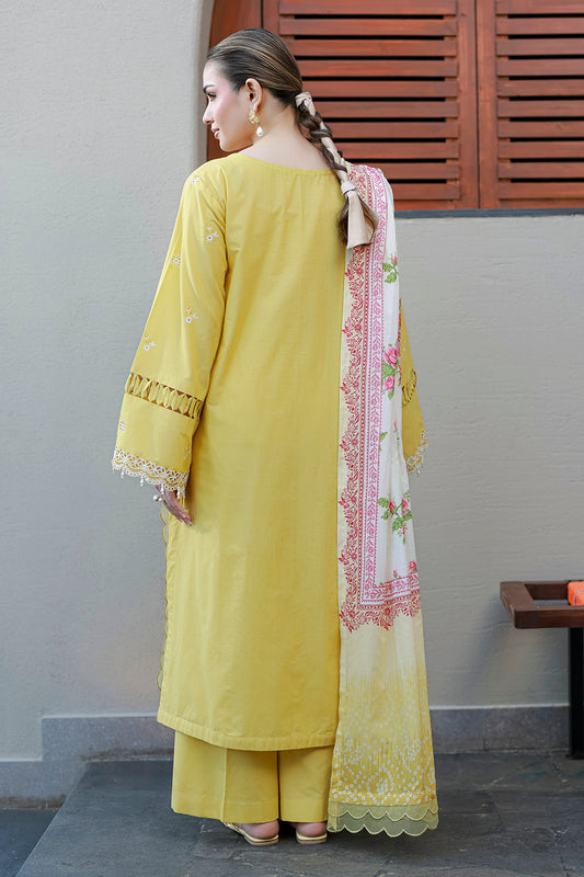 Embroidered Shirt Shalwar Dupatta - 4056
