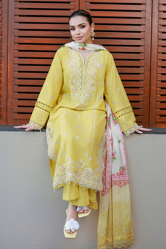 Embroidered Shirt Shalwar Dupatta - 4056
