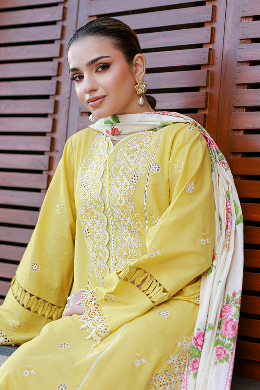 Embroidered Shirt Shalwar Dupatta - 4056