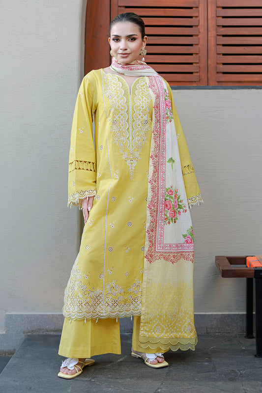 Embroidered Shirt Shalwar Dupatta - 4056