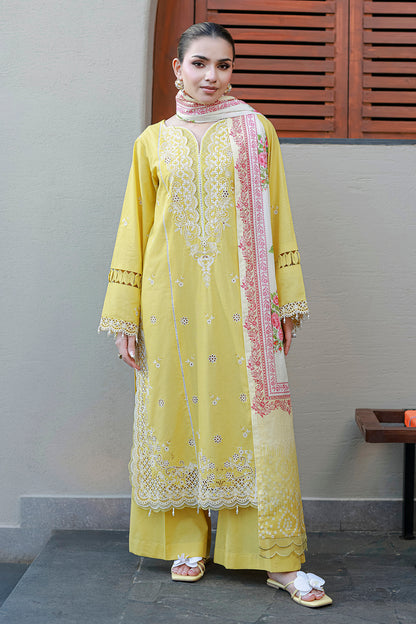 Embroidered Shirt Shalwar Dupatta - 4056