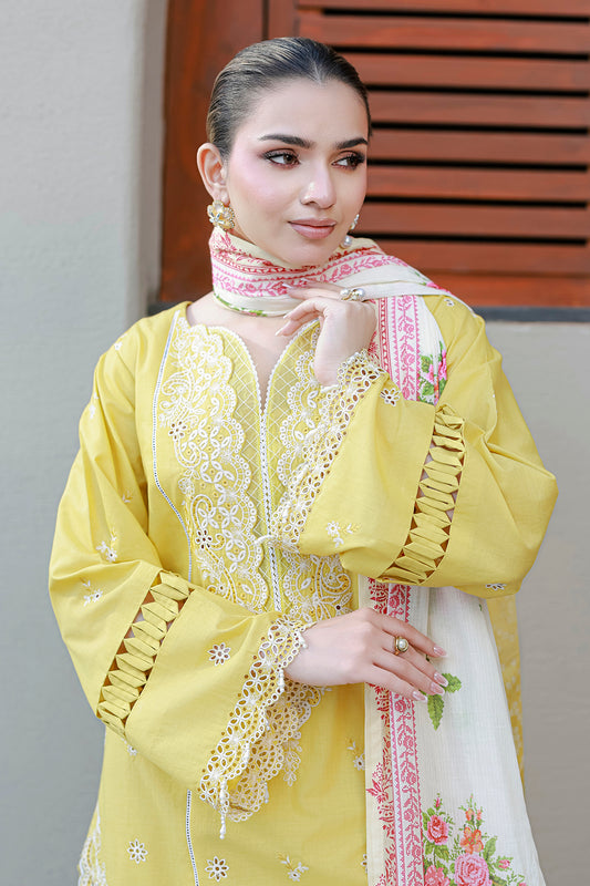 Embroidered Shirt Shalwar Dupatta - 4056