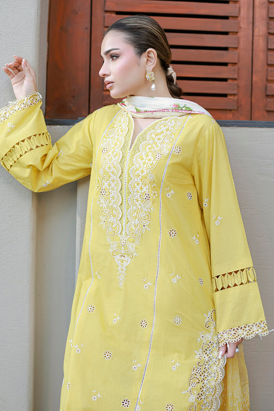 Embroidered Shirt Shalwar Dupatta - 4056