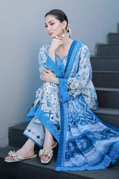 Embroidered Shirt Shalwar Dupatta - 4057