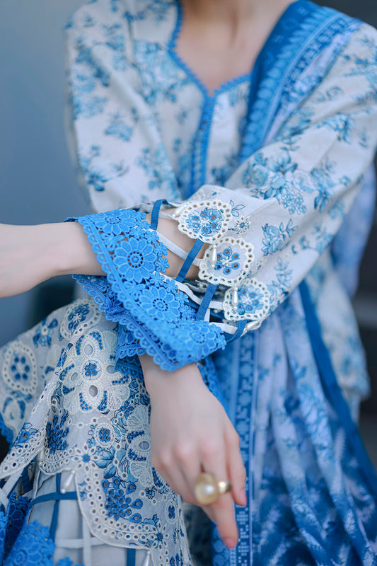 Embroidered Shirt Shalwar Dupatta - 4057