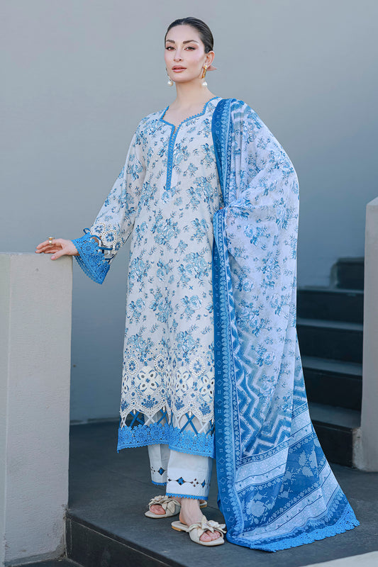 Embroidered Shirt Shalwar Dupatta - 4057