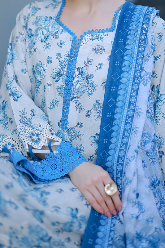 Embroidered Shirt Shalwar Dupatta - 4057