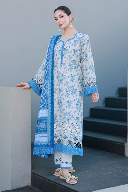 Embroidered Shirt Shalwar Dupatta - 4057