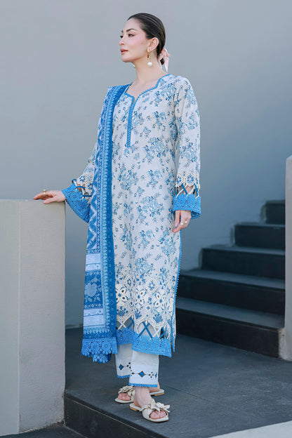 Embroidered Shirt Shalwar Dupatta - 4057