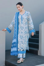 Embroidered Shirt Shalwar Dupatta - 4057