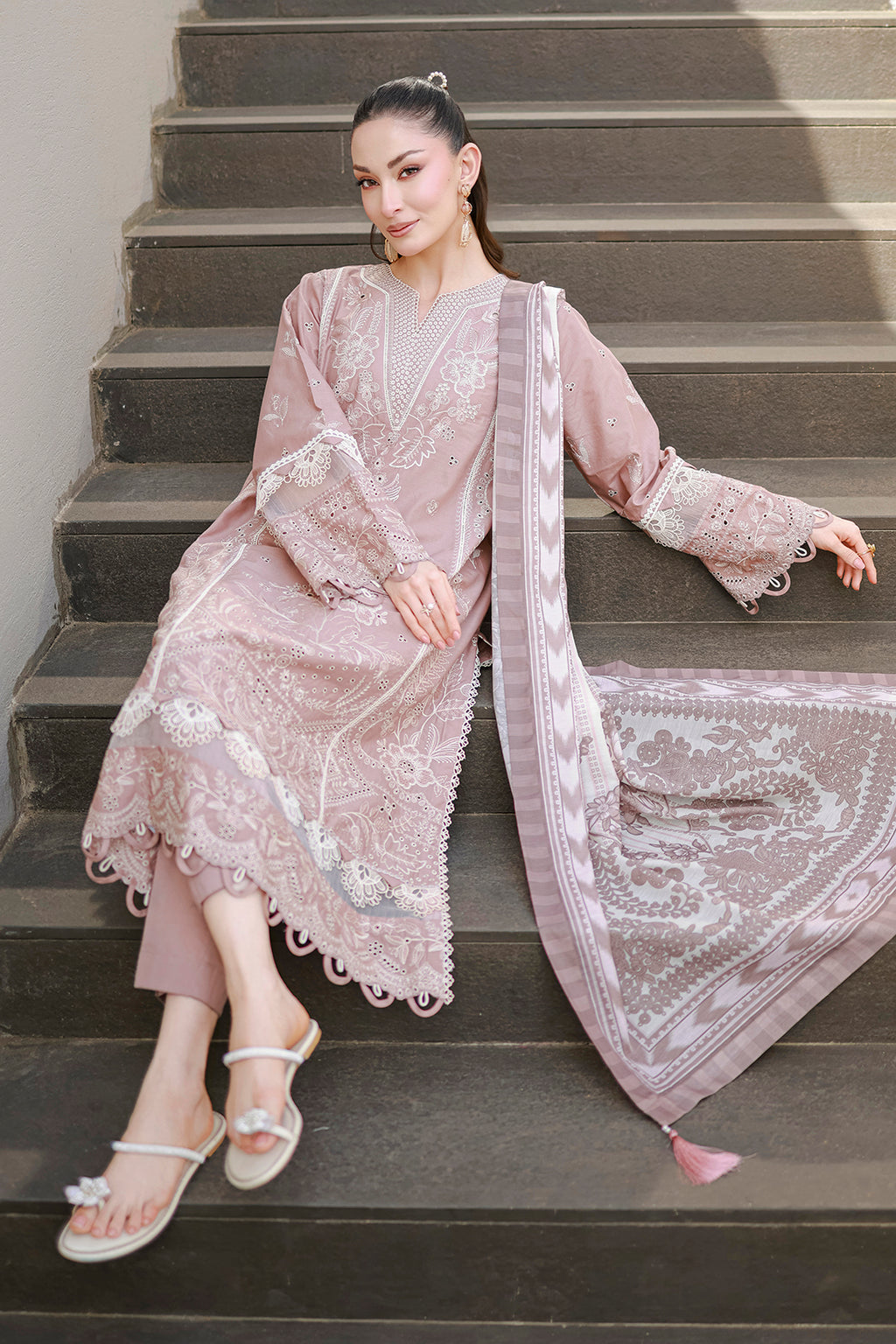 Embroidered Shirt Shalwar Dupatta - 4058