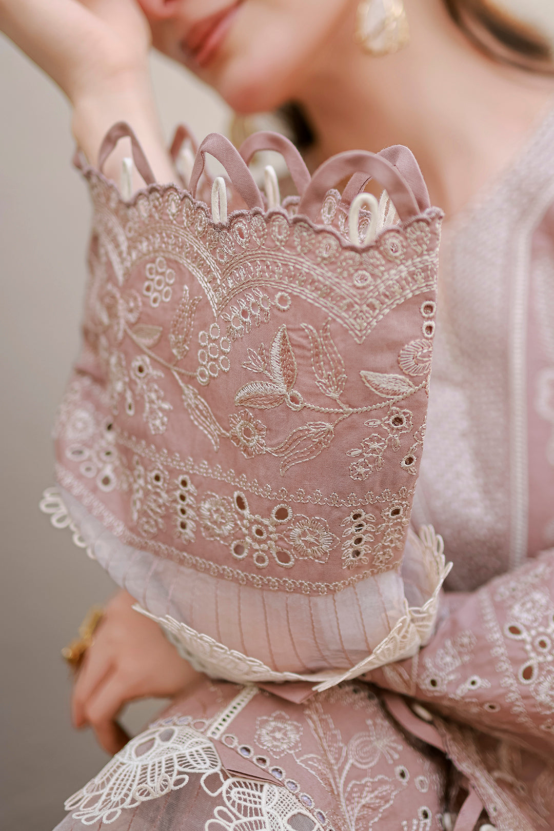 Embroidered Shirt Shalwar Dupatta - 4058