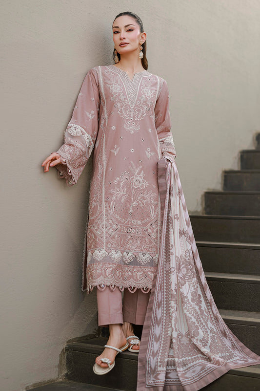 Embroidered Shirt Shalwar Dupatta - 4058