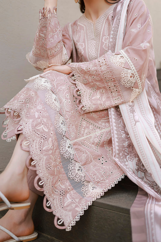 Embroidered Shirt Shalwar Dupatta - 4058