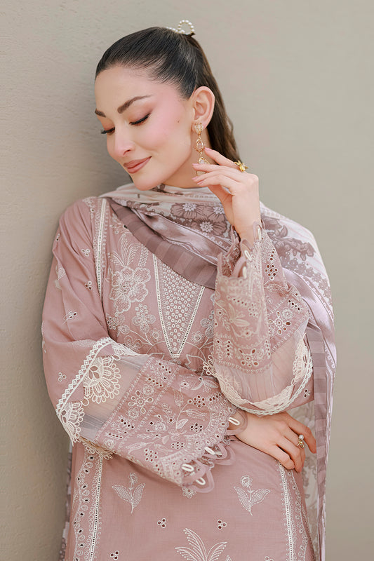 Embroidered Shirt Shalwar Dupatta - 4058