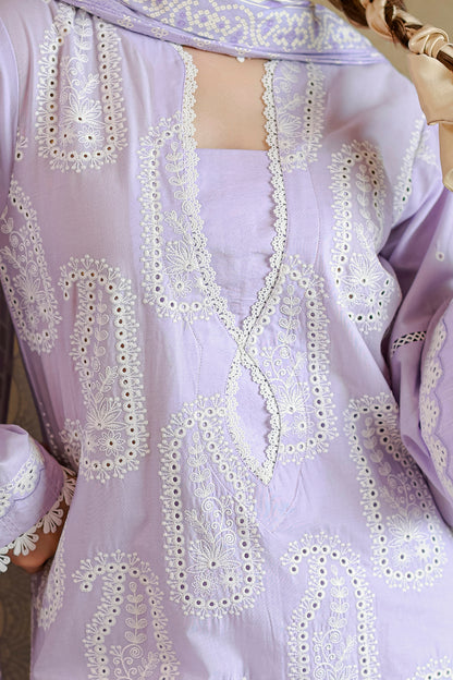Embroidered Shirt Shalwar Dupatta - 4059