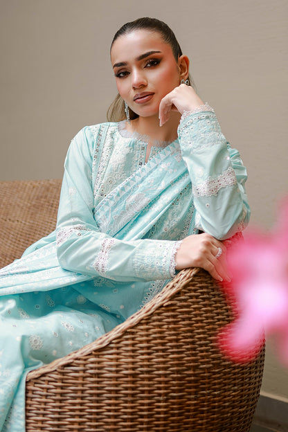 Embroidered Shirt Shalwar Dupatta - 4060