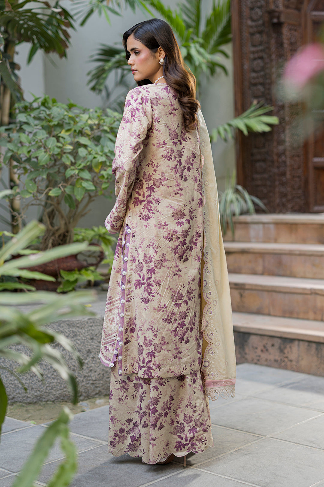 Embroidered Shirt Shalwar Dupatta - 4064