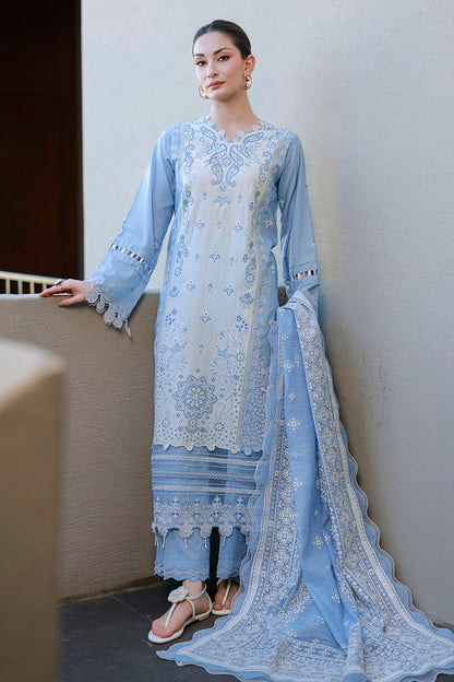 Embroidered Shirt Shalwar Dupatta - 4066