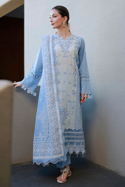 Embroidered Shirt Shalwar Dupatta - 4066